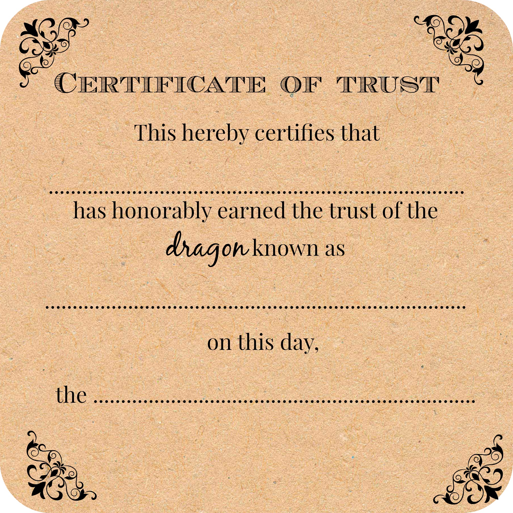 CertificateOfDragonTrust
