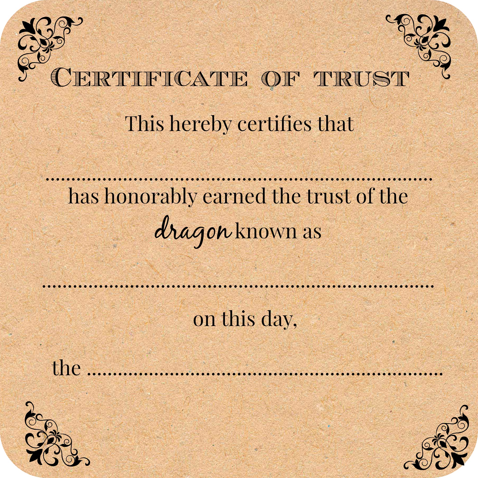 CertificateOfDragonTrust